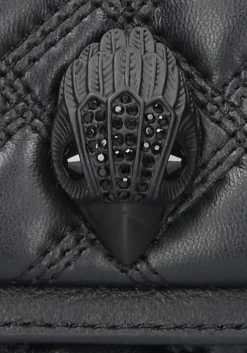 zwarte kurt geiger london schoudertas mini kensington drench