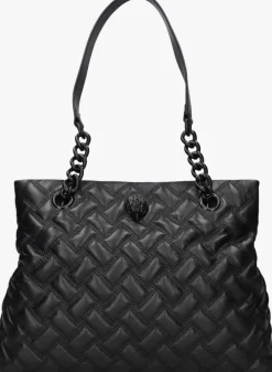 zwarte kurt geiger london handtas kensington tote