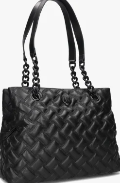 zwarte kurt geiger london handtas kensington tote