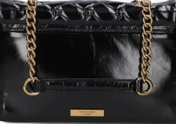 zwarte kurt geiger london schoudertas kensington bag e