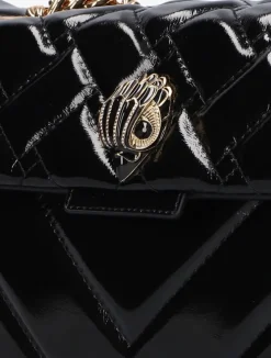 zwarte kurt geiger london schoudertas kensington bag e