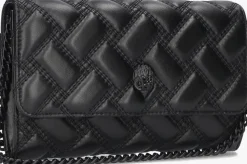 zwarte kurt geiger london schoudertas kensington chain wallet d