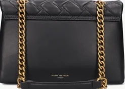 zwarte kurt geiger london handtas kensington x bag