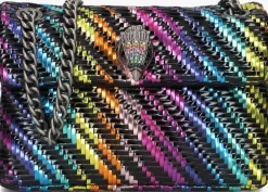 zwarte kurt geiger london schoudertas mini kensington bag