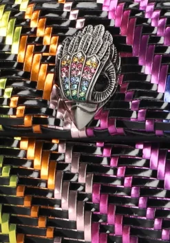 zwarte kurt geiger london schoudertas mini kensington bag