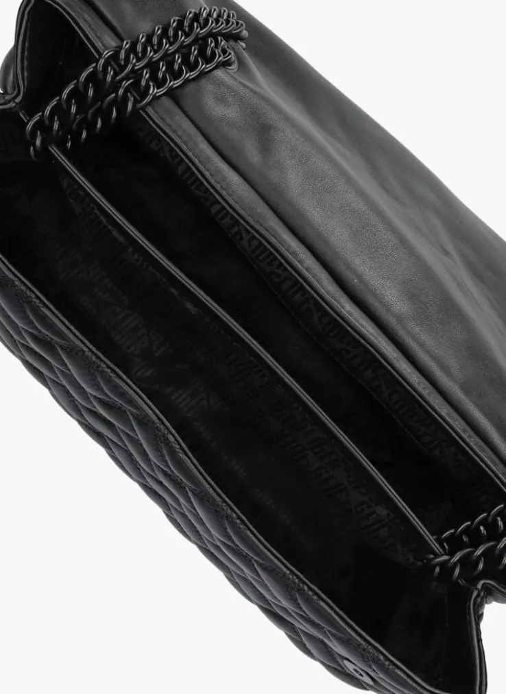 zwarte kurt geiger london schoudertas xxl kensington drench