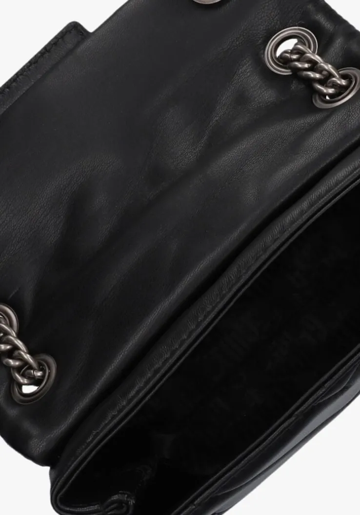 zwarte kurt geiger london schoudertas mini kensington x bag