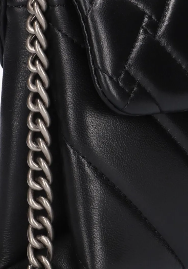 zwarte kurt geiger london schoudertas mini kensington x bag