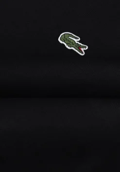 zwarte lacoste sweater classic fit brushed fleece sweatshirt