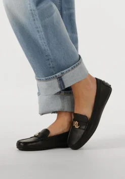 zwarte lauren ralph lauren mocassins barnsbury flats