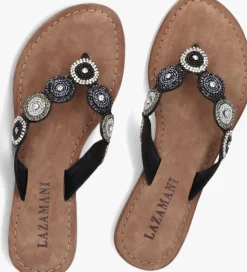 zwarte lazamani teenslippers 75.451