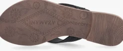 zwarte lazamani teenslippers 75.803
