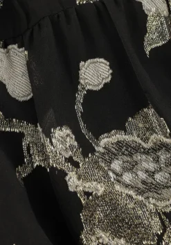 zwarte levete room maxi jurk lr-viva 3 dress