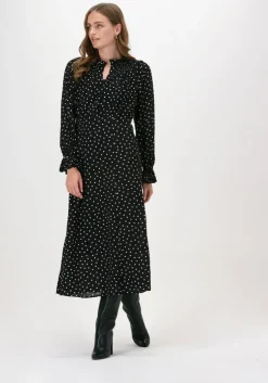 zwarte levete room midi jurk pam 1 dress