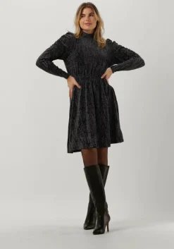 zwarte levete room mini jurk lr-warren 2 dress