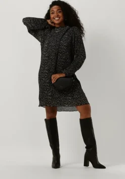 zwarte levete room mini jurk lr-wells 2 dress