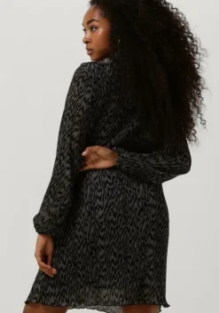 zwarte levete room mini jurk lr-wells 2 dress