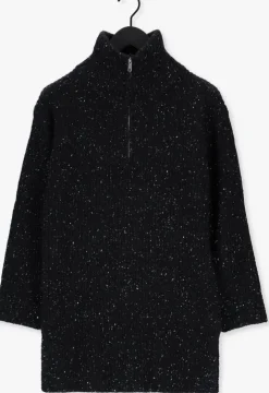 zwarte levete room mini jurk oleen 1