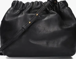 zwarte liebeskind schoudertas ruffle hobo s