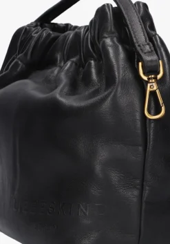 zwarte liebeskind schoudertas ruffle hobo s
