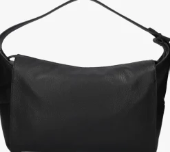 zwarte liebeskind schoudertas lou small pebble hobo m