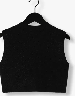 zwarte like flo vest diva gilet with stars