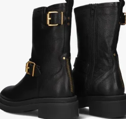 zwarte lina locchi biker boots l1316