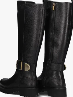 zwarte lina locchi enkellaarsjes v66