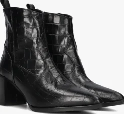 zwarte lina locchi enkellaarsjes 30731