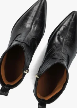 zwarte lina locchi enkellaarsjes 30731