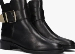 zwarte lina locchi enkellaarsjes 2232