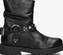 zwarte lina locchi enkellaarsjes lein-34