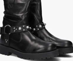 zwarte lina locchi enkellaarsjes lein-34