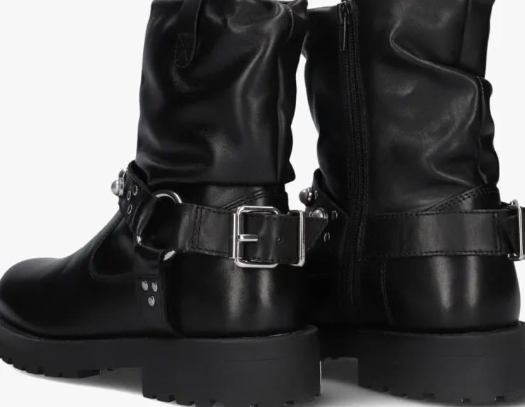 zwarte lina locchi enkellaarsjes lein-34