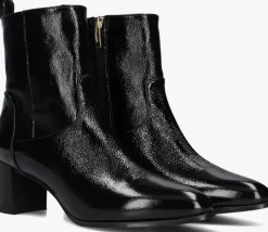 zwarte lina locchi enkellaarsjes 8543