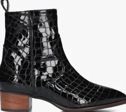 zwarte lina locchi enkellaarsjes 3231