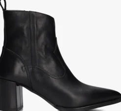 zwarte lina locchi enkellaarsjes 30731