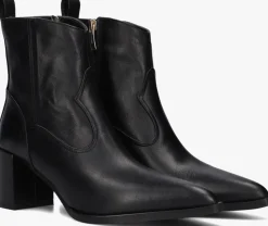 zwarte lina locchi enkellaarsjes 30731