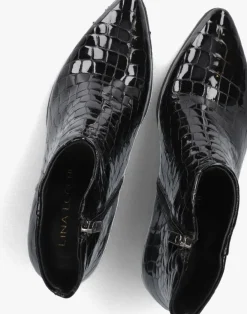 zwarte lina locchi enkellaarsjes at 152