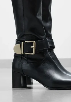 zwarte lina locchi hoge laarzen 8596