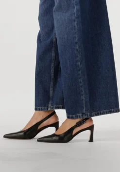zwarte lina locchi slingbacks au263m