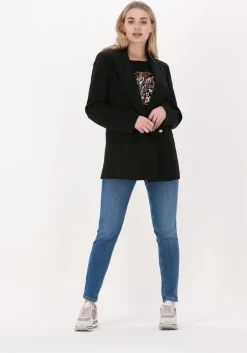 zwarte liu jo blazer giacca lunga festival