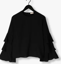 zwarte liu jo blouses blusa balze