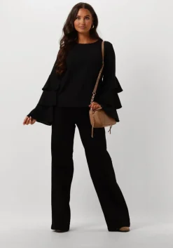 zwarte liu jo blouses blusa balze