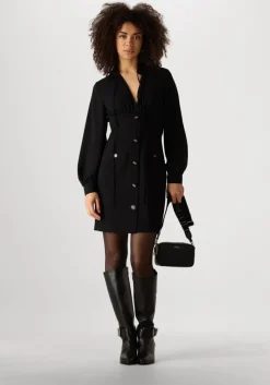 zwarte liu jo mini jurk 3.0 abito punto milano