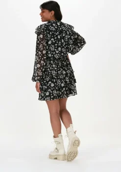 zwarte liu jo mini jurk abito ts.nav t8726