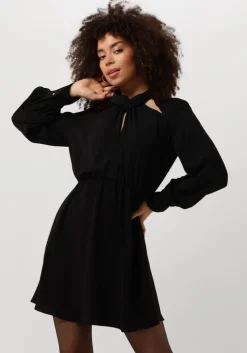 zwarte liu jo mini jurk abito cut out