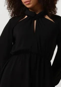 zwarte liu jo mini jurk abito cut out