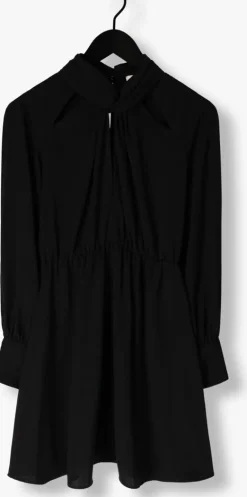 zwarte liu jo mini jurk abito cut out
