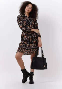 zwarte liu jo mini jurk abito ts.nav twill